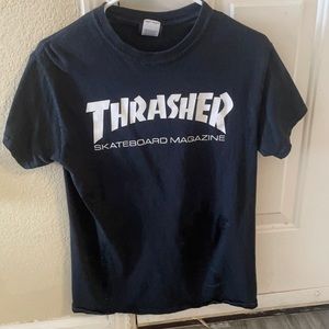 Black thrasher shirt